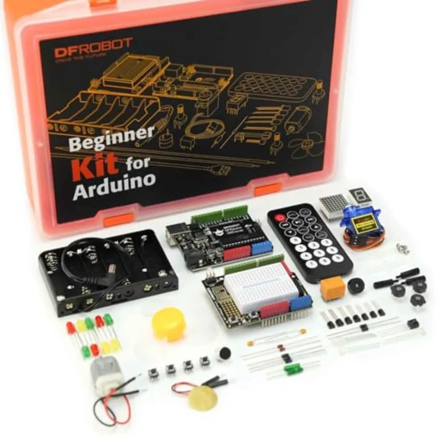 

DFRobot Advanced Starter Kit for Arduino with 30 Projects and 190+ Components UNO R3 Electronics Kit for Adults and Makers Incl