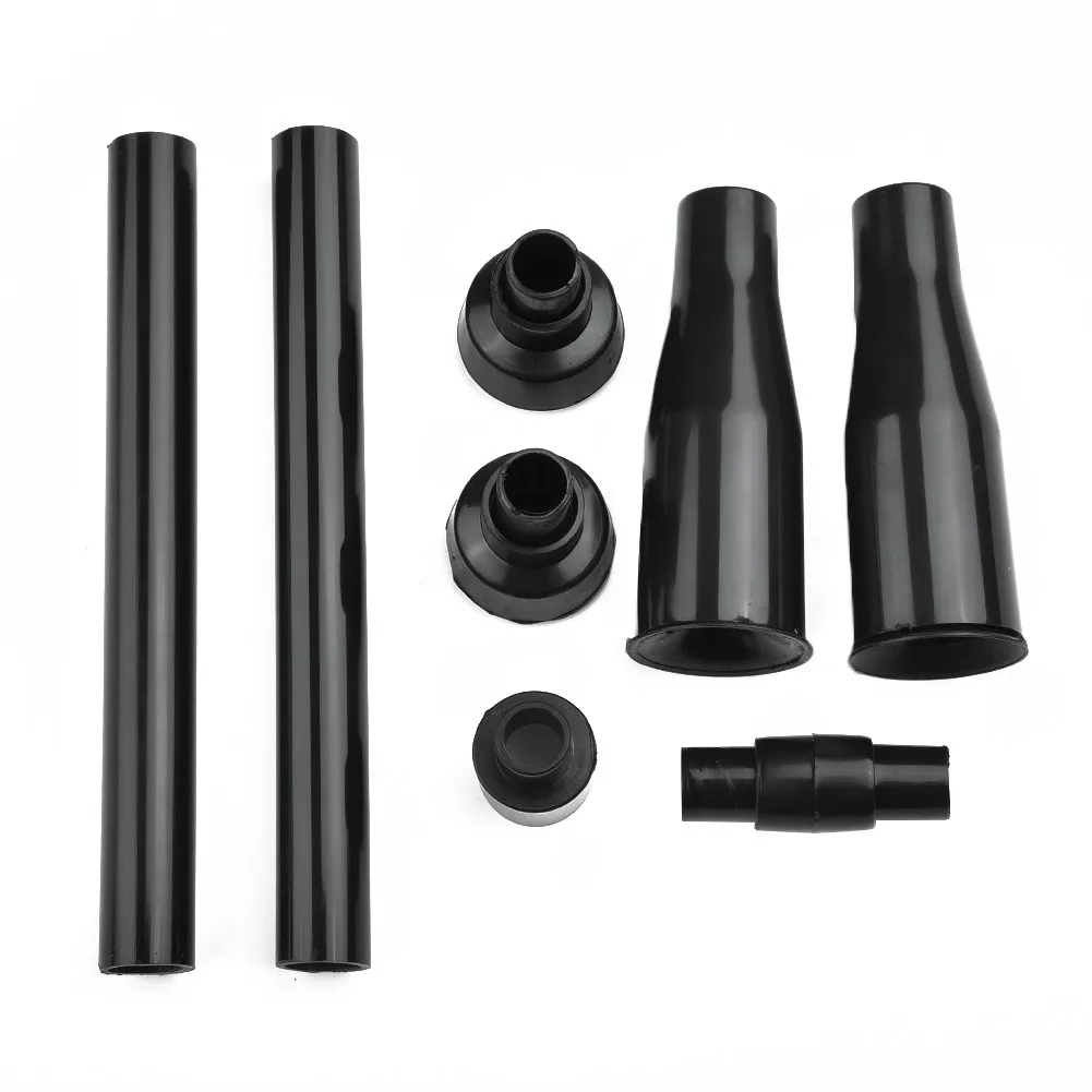 8pcs /Set Black Home Multi-Functional Garden Fountain Plastic Nozzle Head For Pool Pond Fountain Bird Bath Garden Supplies