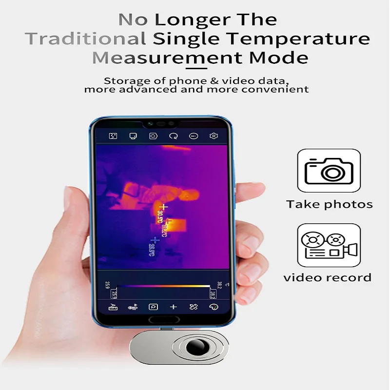 NOYAFA Infrared Thermal Imager Camera for mobile phone Android Type-C NF-583S 160x120 Pixels Thermographic Image Heat Detection