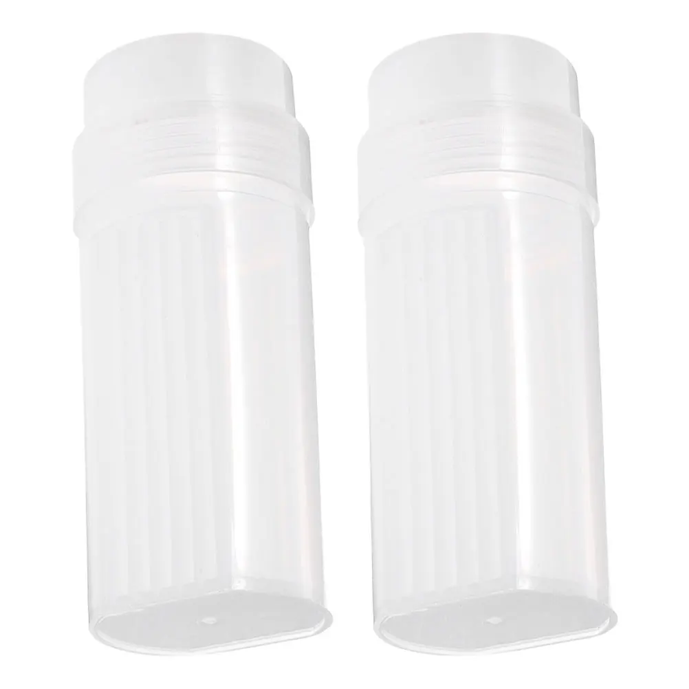 

2Pcs Clear Staining Jars Plastic Slide Containers for Microscope Staining Versatile Application Lab Essentials