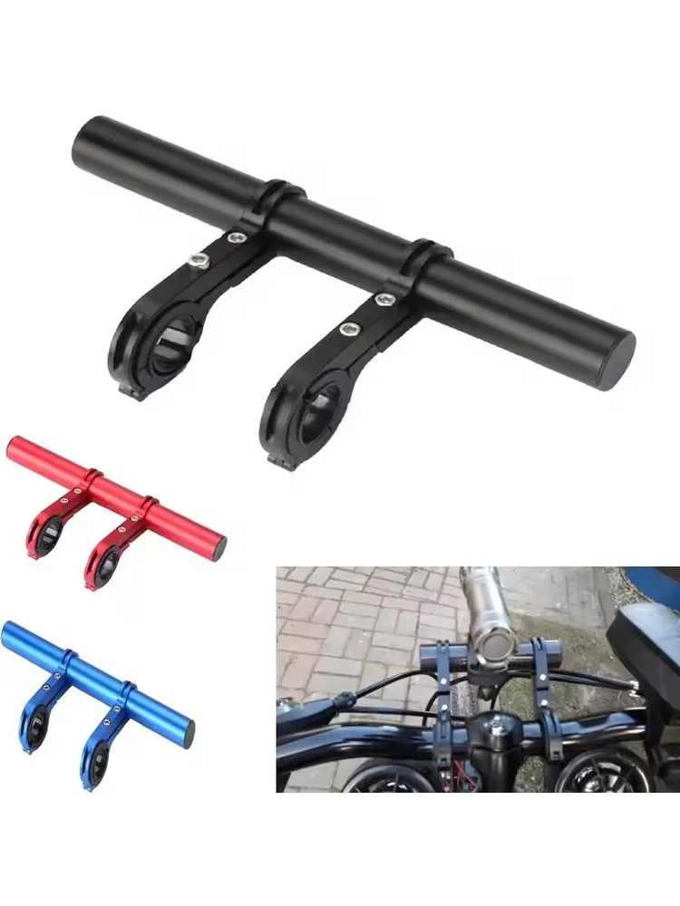 AliExpress NONE 1-3pcs 20cm Bicycle Handlebar Extended Bracket MTB Headlight Mount Extented Bar Road Mountain Bike Handlebar Extender