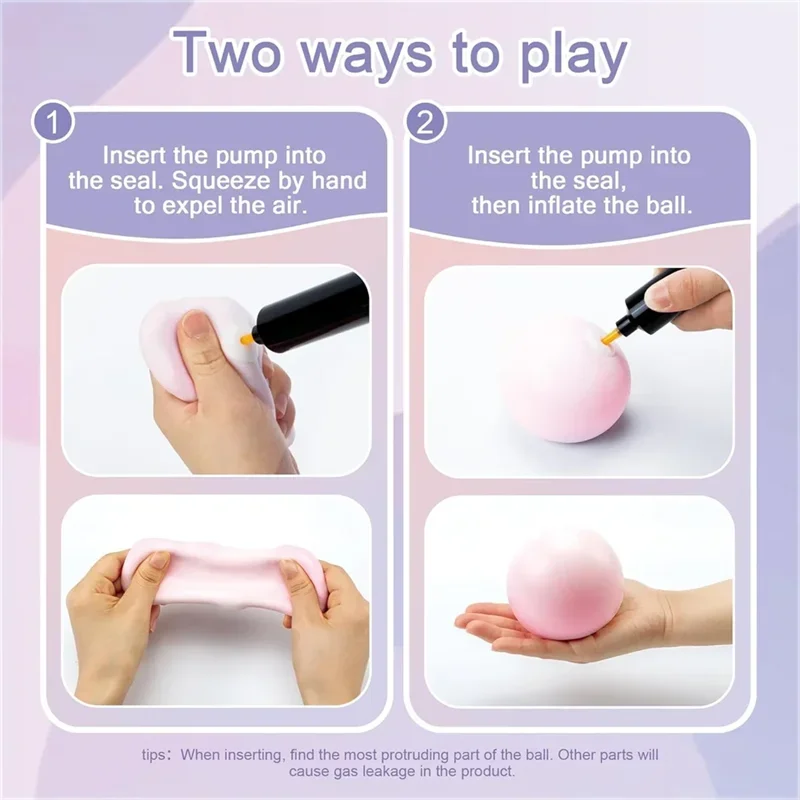 Plastic Soft Slow Sound Flowing Ice Light Beige Jelly Toy Ball | Sensory Fingertip Toy,Suitable for Playing Games and Activities view 5