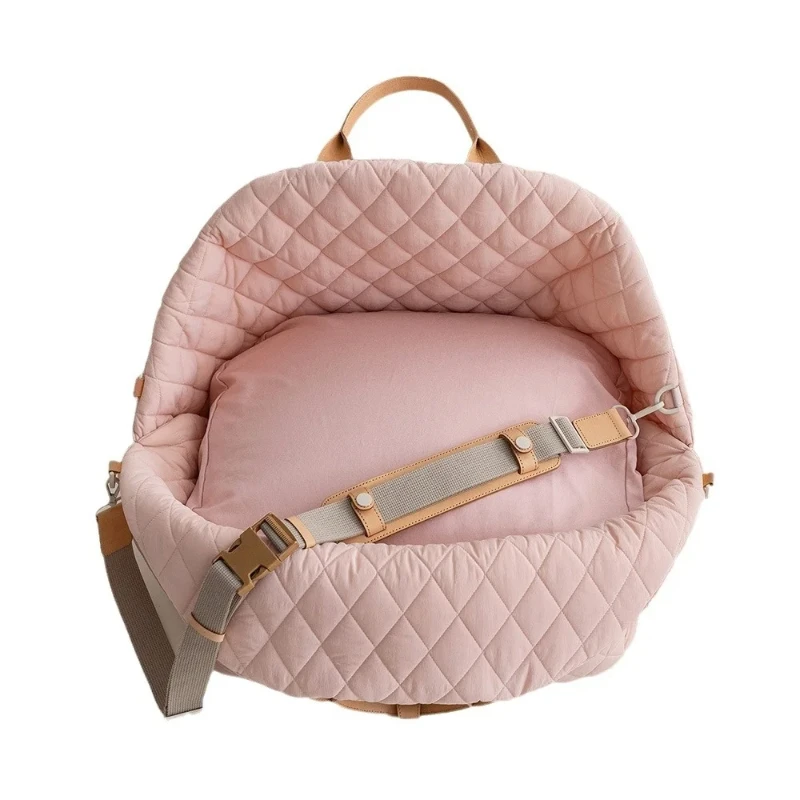 

Dual-purpose dog car seat soft and durable waterproof car basket pet back seat cover hot luxury pet car travel bag