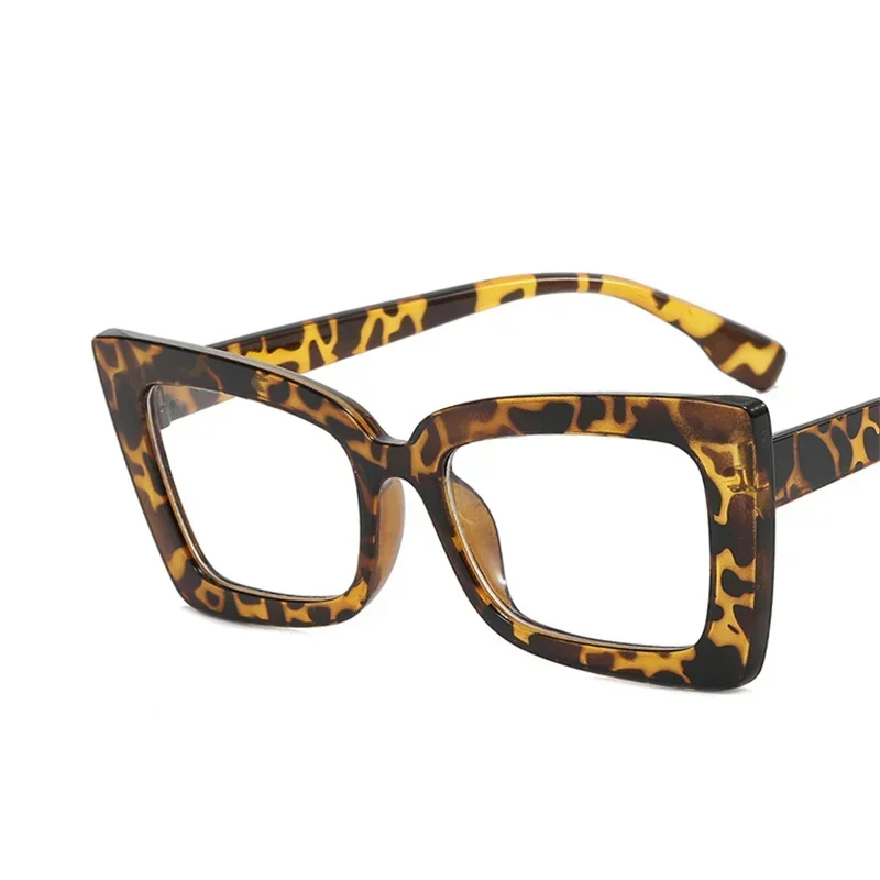 NEW Fashion Transparent Eyeglasses Anti-Blue Light Glasses Personality Unisex Eyewear Retro Oversize Clear Lens Glasses Очки