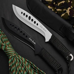 Outdoor Stainless Steel Knife Household Fruit Knife Nylon Woven Handle