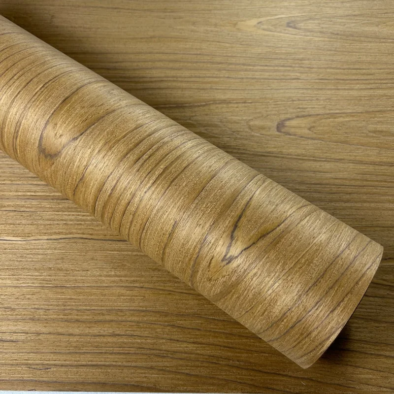 Teak Wood Veneer Panel DIY Furniture Customized Decor Enhanced Grain Pattern Home Wall Decorwall decoration