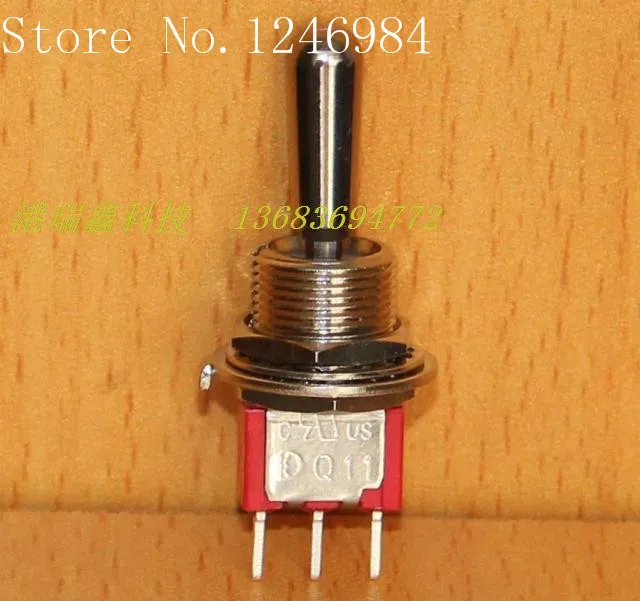 [SA]T8014C-Z -pin M12 tripod third gear bulk single toggle switch Q11 Deli Wei dust 1MS3--20pcs/lot