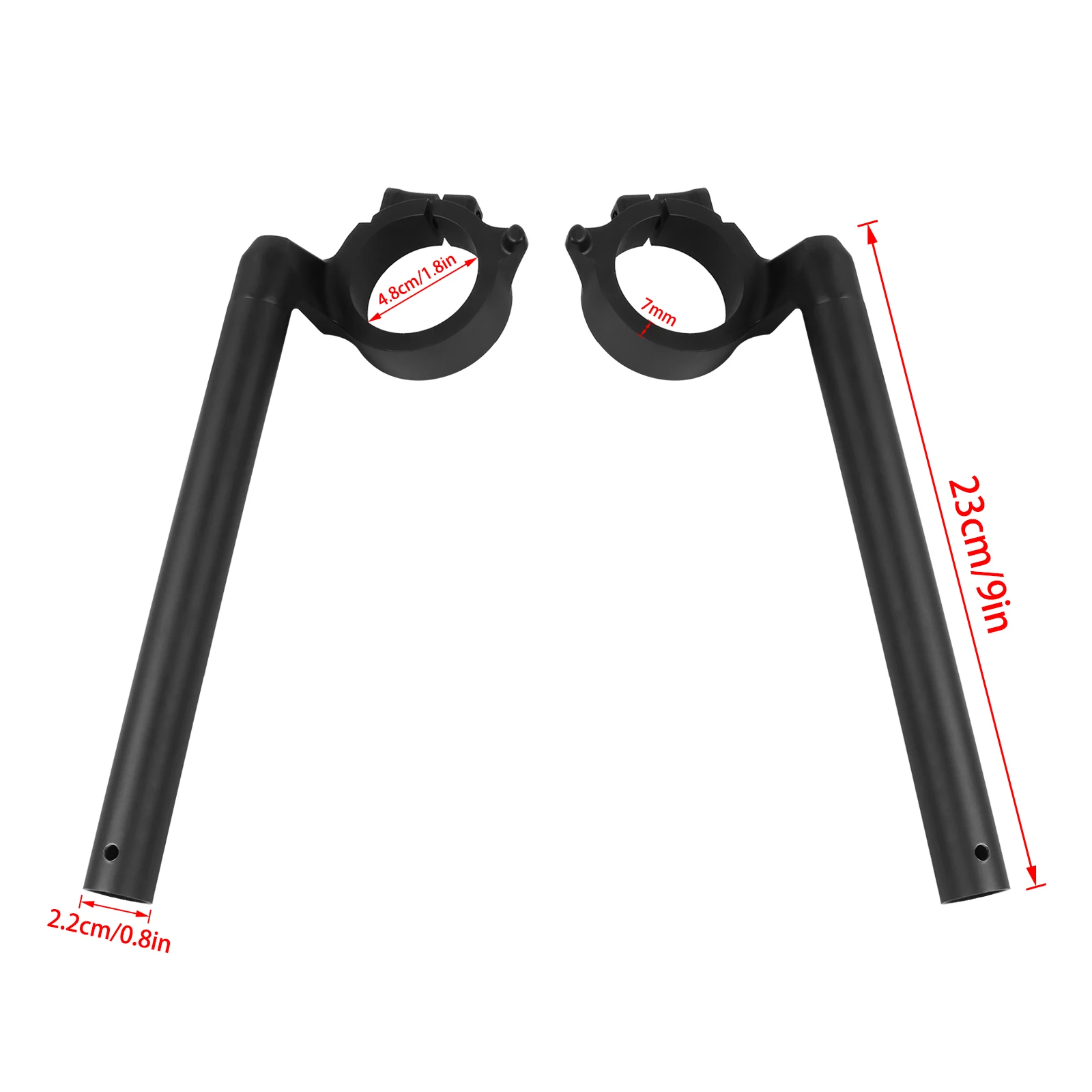 For Honda CBR650R CB650R CBR650 R CBR 650 R 2019-2024 2023 Motorcycle Fork Tube Clip-On Handlebars Clip Ons Handle Bar Grips