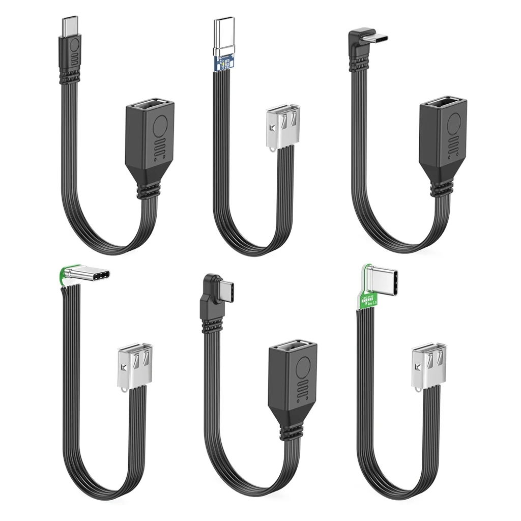 

USB C Male to USB 2.0 Female USB C to USB 2.0 Adapter Cable Type C OTG Cable Replacement Part for Laptop Computer Tablet