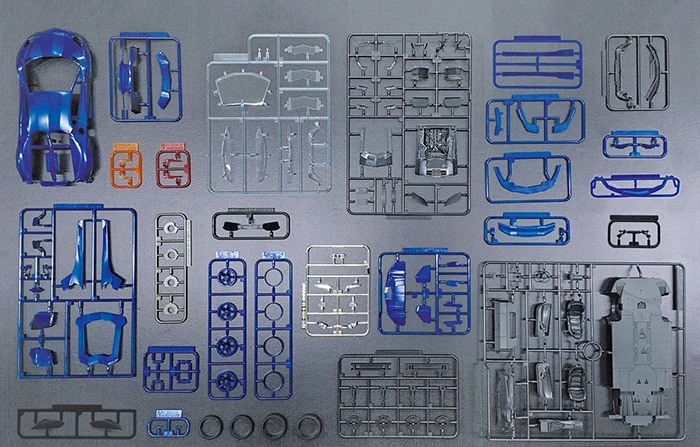 Aoshima 05991 Static Assembled Car Model Toy 1/24 Scale For LB Works Lamborghini Aventador Ver.2 Car Model Kit