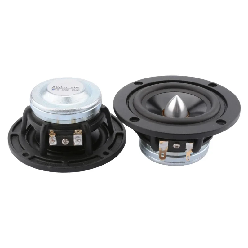 

2Pcs 3 Inch Full Range Speaker Driver 4/8 Ohm 15W Full Range Sound Music Bullet Head Aluminum Car neodymium Loudspeaker