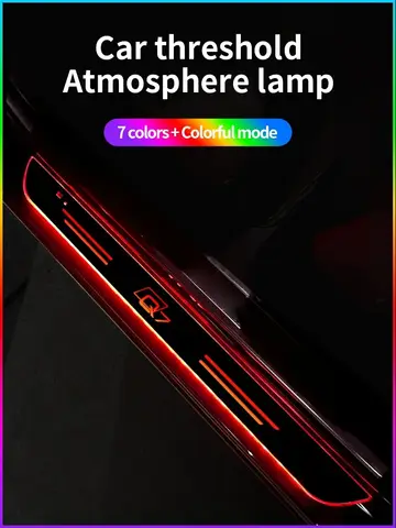 아크릴 USB 전원 이동 LED 웰컴 페달, 자동차 스커프 플레이트 페달, 문짝 씰 통로 조명, 아우디 Q7 4M 4L 로고, 자동차 액세서리 Best5 아크릴 USB 전원 이동 LED 웰컴 페달, 자동차 스커프 플레이트 페달, 문짝 씰 통로 조명, 아우디 Q7 4M 4L 로고, 자동차 액세서리 Best5