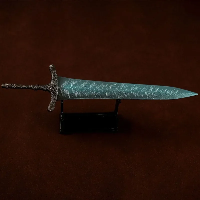 Modèle d'arme périphérique de jeu à collectionner Dark Moon Great Sword, ornements artisanaux sculptés, armes de mêlée, cadeaux d'anniversaire, jouets, 22cm, nouveau