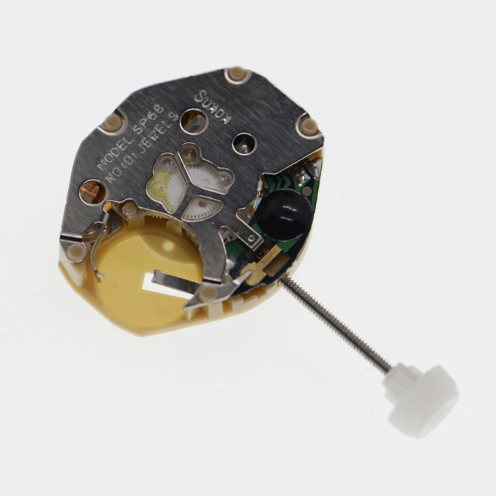 Movimento Sunon SP68 Movimento al quarzo Accessori per orologi Parti di riparazione Sweep Secondo movimento Stesso movimento meccanico a 3 lancette