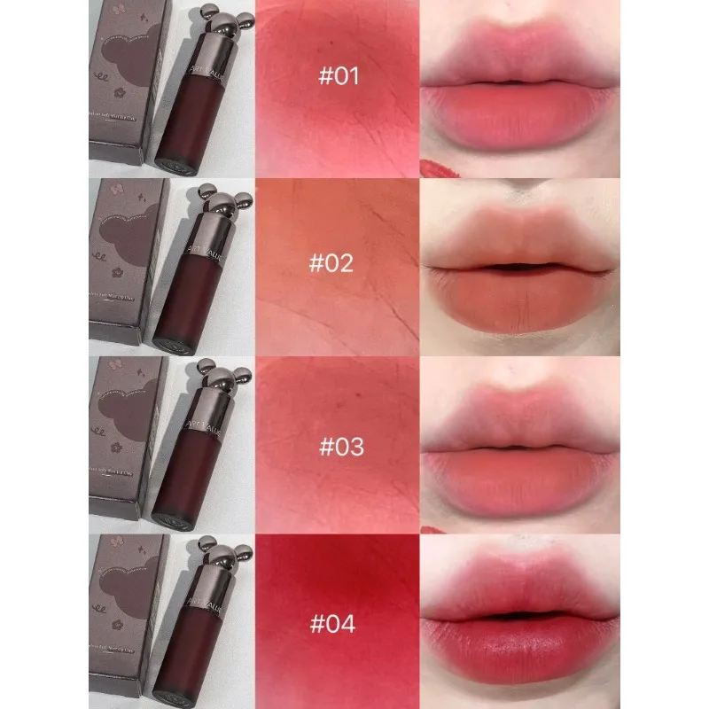 ベルベットソフトミストリップマッド グレーピンク スイート秋冬雰囲気 マットリップスティック
