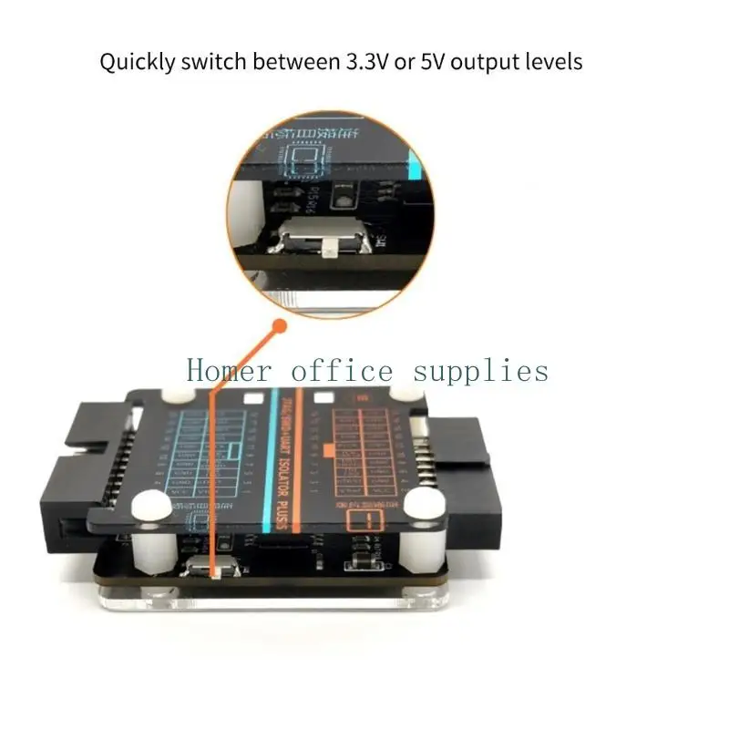 

K43B JTAG SWD Isolator Module Safeguards Debugging Tool Computer Programming Board