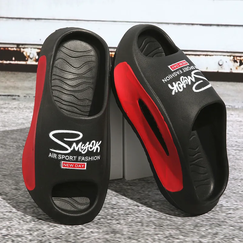 Men's Slippers Light Soft EVA Non-Slip Slides Fashion Slippers Comfortable Men's Slide Casual Sandals Home Indoor Shoes Big Size