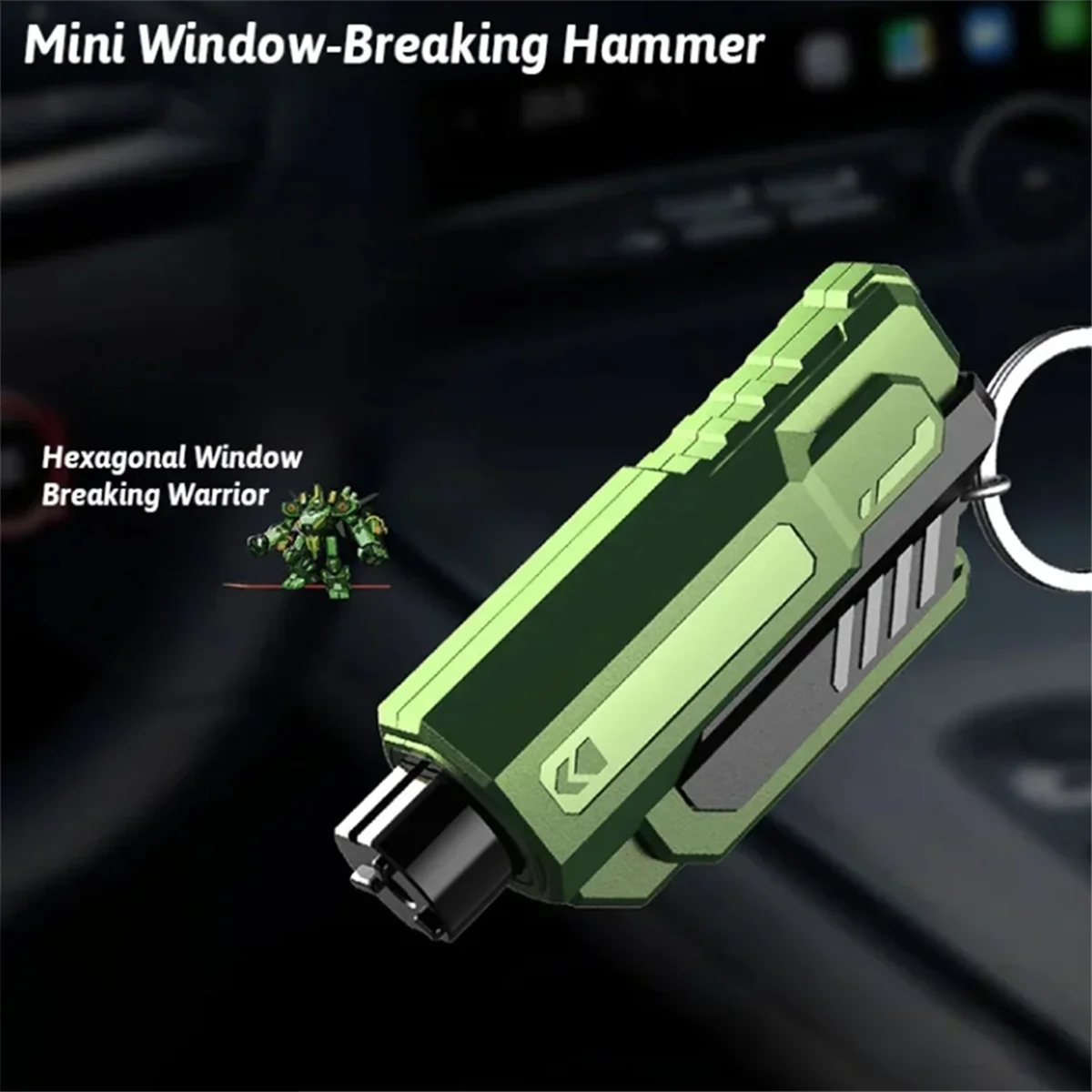 

SSR Car Safety Hammer Mini Car with A Multi-Functional Escape Hammer to Break the Glass Rescue Hammer Car Window One Second