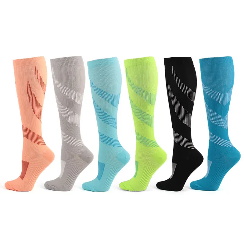 

Dropship Unisex Compression Socks Men's Women's Sports Socks Bicycle Football Basketball Gym Prevention Varicose Vein Nurse Sock