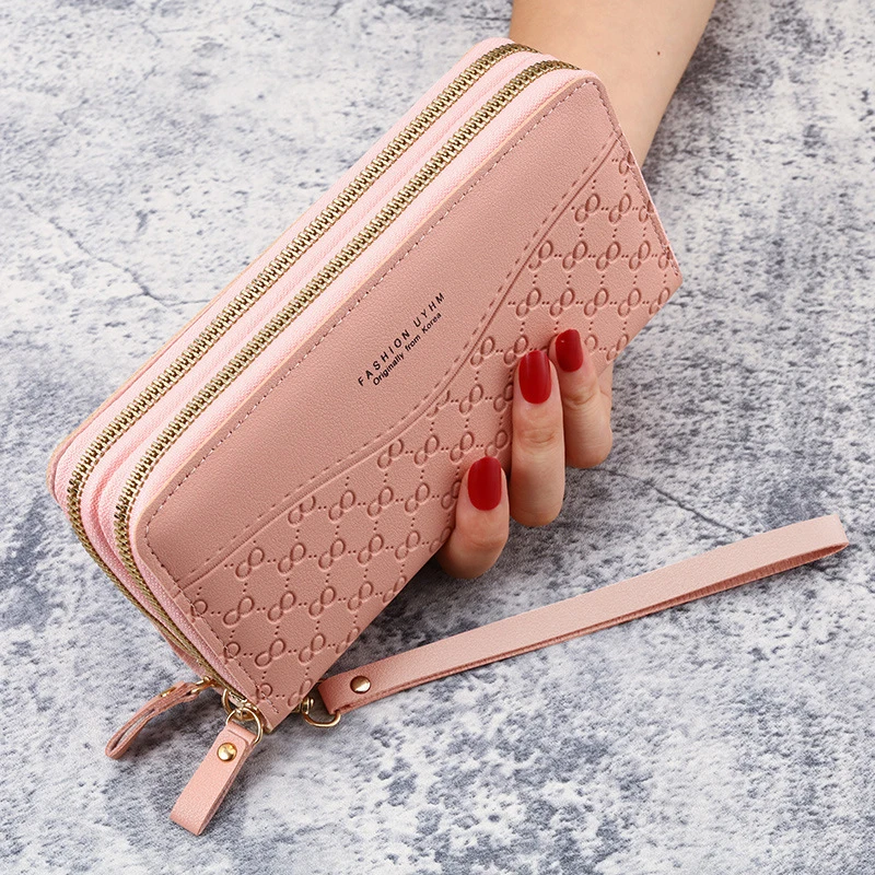 New Arrival Pu Leather Wallets Purses Fashion  Women\'s Wallet Money Coin Card Holder Ladies Long Female Purse Zipper Bank Case