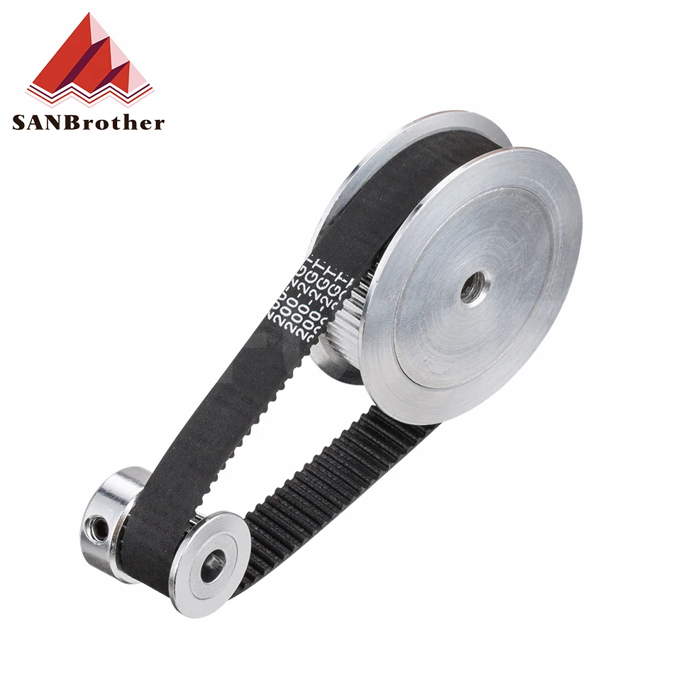 Timing Belt Pulley GT2 60teeth 20teeth Reduction 3:1/1:3 3D printer accessories Belt Width 15mm Bore 5&6.35&8&10mm.