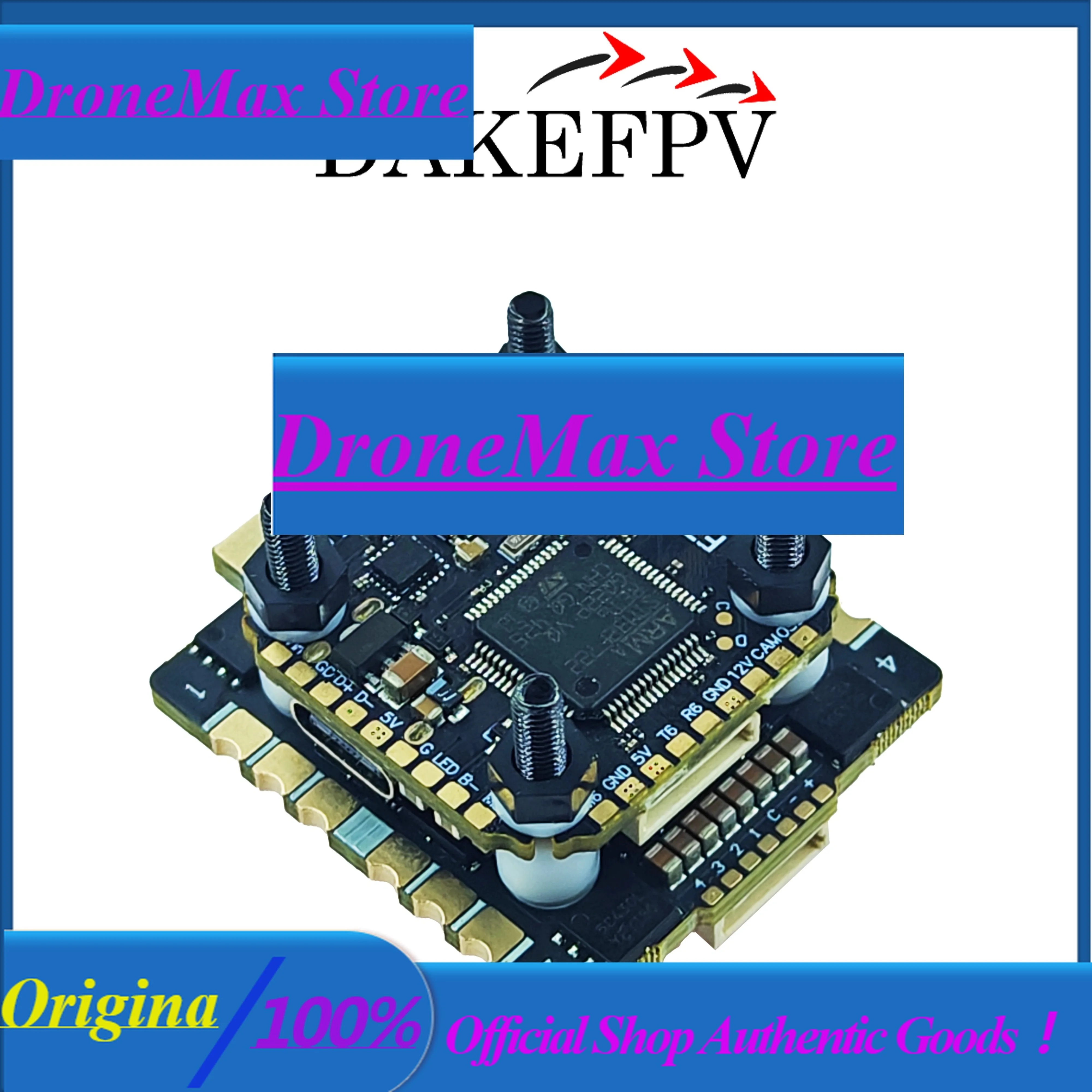 DroMaDAKEFPV Mini F722 FC Mini Stack F722 6S 55A 8S 70A BLS Bluejay ESC 20X20mm Flight Controller For 3inch 4inch 5inch FPV Dr