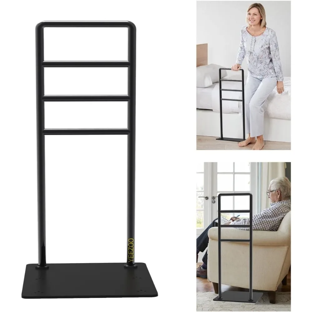 

NEW Polished Black-Chair&Couch Stand Assist bar,Stand Assist Rail w/Non-Slip Covers,Four Heights Heavy Duty Assist bar-Hot Sale.