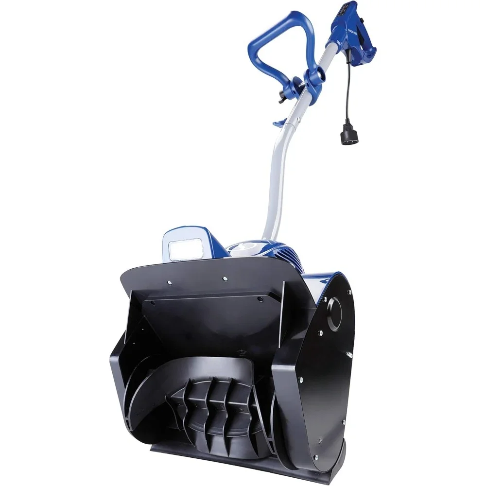 

11 Inch Electric Snow Shovel with LED Headlights, 10 Ampere Motor, Blue