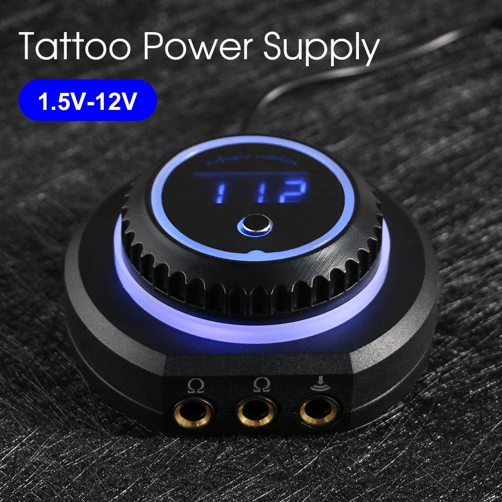 Professional LED Display Tattoo Power Supply With Adapter For Tattoo Machines Coil Machine Permanent Makeup Dual Mode Supplies