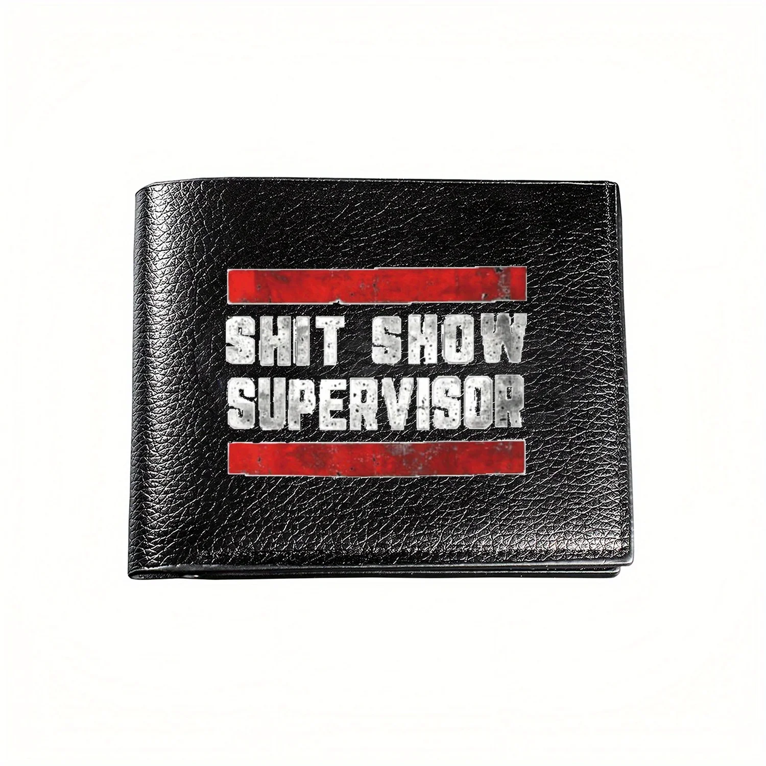 

Кошелек Supervisor Shit Show: деловой мужской повседневный элегантный простой практичный качественный кошелек, стильный принт с графикой, креативный Chri