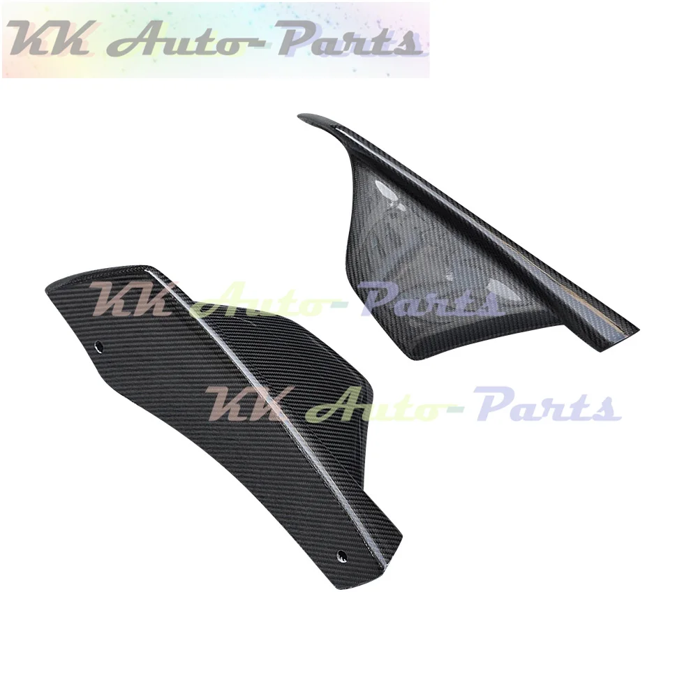 Carbon Fiber Rear Splitters Diffuser Bumper Side Corner Canards For TOYOTA SUPRA  A90 MK5 2021UP Car Styling