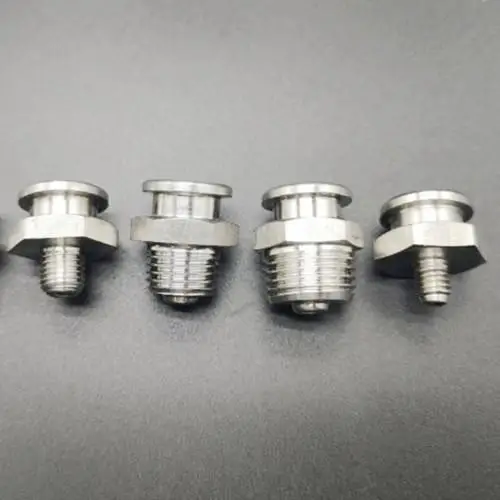 BSPP-Gewinde, metrisches Gewinde, männlich, Nickel, Messing, männlich, Knopfkopf, Fett, Zerk, Nippel, Boot – Detail 1