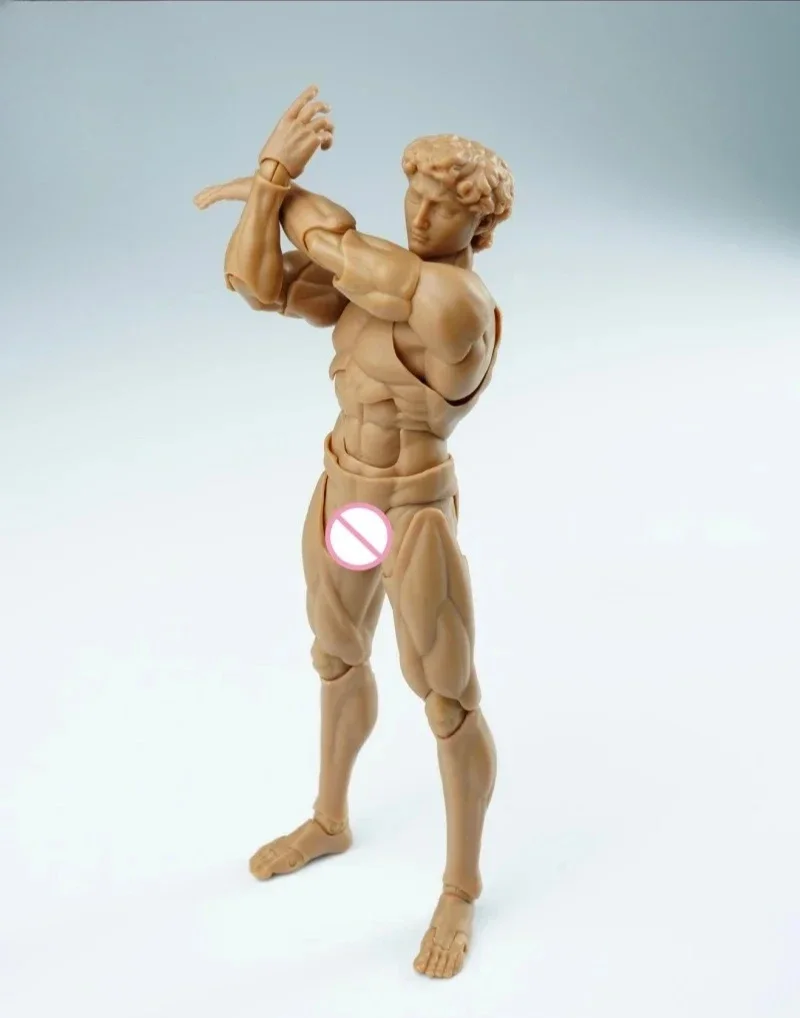 Vorverkauf Chiye Studio 1/12 Maßstab Männliches Muskulöses Körpermodell mit Superflexiblen Gelenken 15,8cm Soldaten-Spielfigur – Detail 4