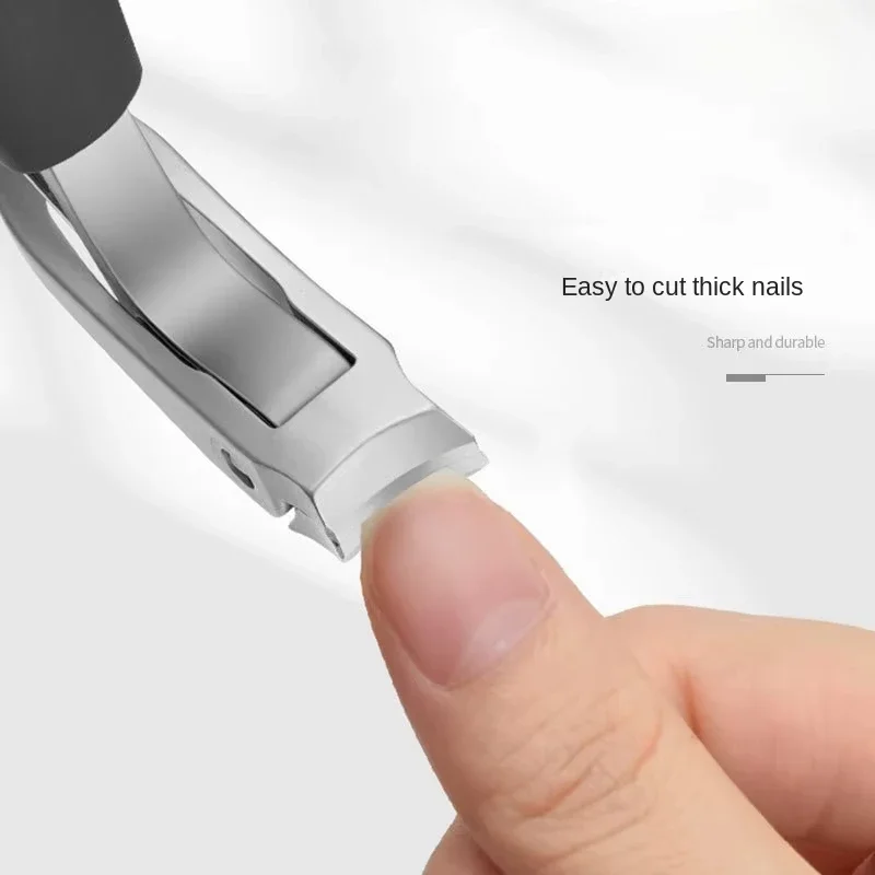 Anti-Splash Nail Clippers Single Nail Clipper Thick Hard Special Nail Trimmer Large Size Household Thick Nails Protable Newest