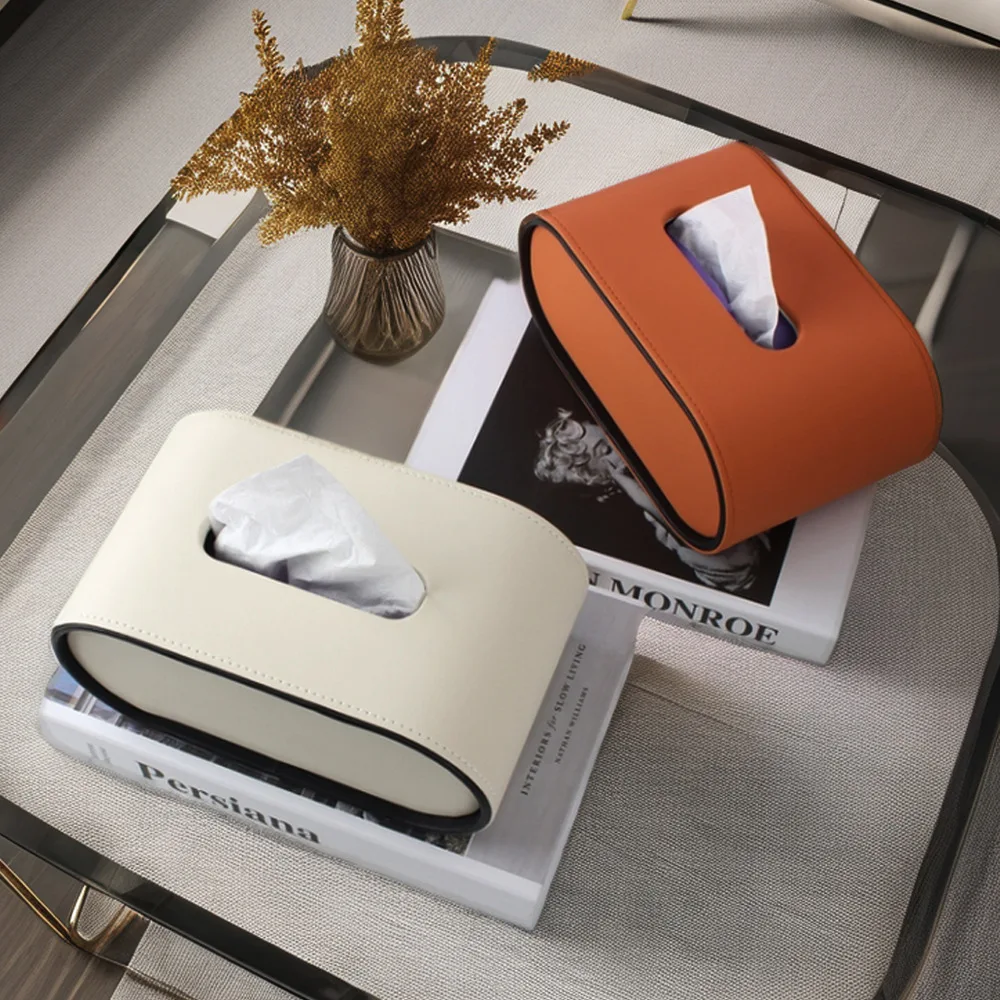 

Tissue Box Living Room Household Paper Drawing Multi-function Modern Desktop Coffee Table Remote Control Storage Box