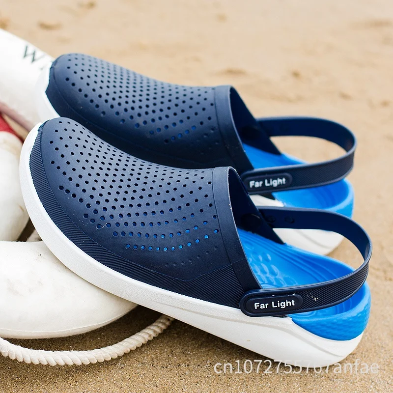 Men's Summer Outdoor Wear Anti-Slip Waterproof Wear-Resistant Slip-Resistant Sandals Breathable Sporty Flip Flops for Driving... image 2