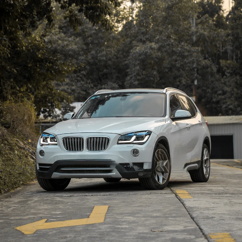 For BMW X1 E84 Headlight Assembly 2010-2015 Modification With LED Projector Lenses DRL And LED Turn Signals Front Lamp