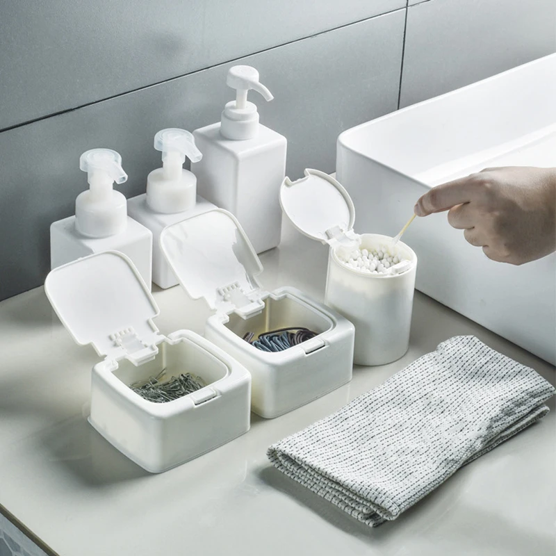 INS White Storage Box Pop-up Desk Organizer Box Ins Idol Photo Card Holder Small Card Protective Case Collection Organizer Case