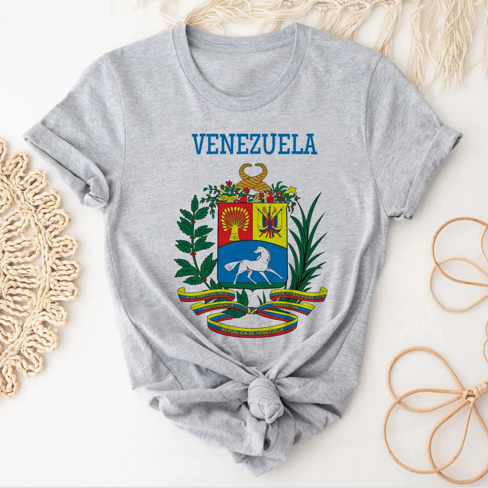 

Venezuela top tees girl aesthetic harajuku Punk Pop Culture shirt harajuku Retro graphic Gothic Psychedelic hip hop
