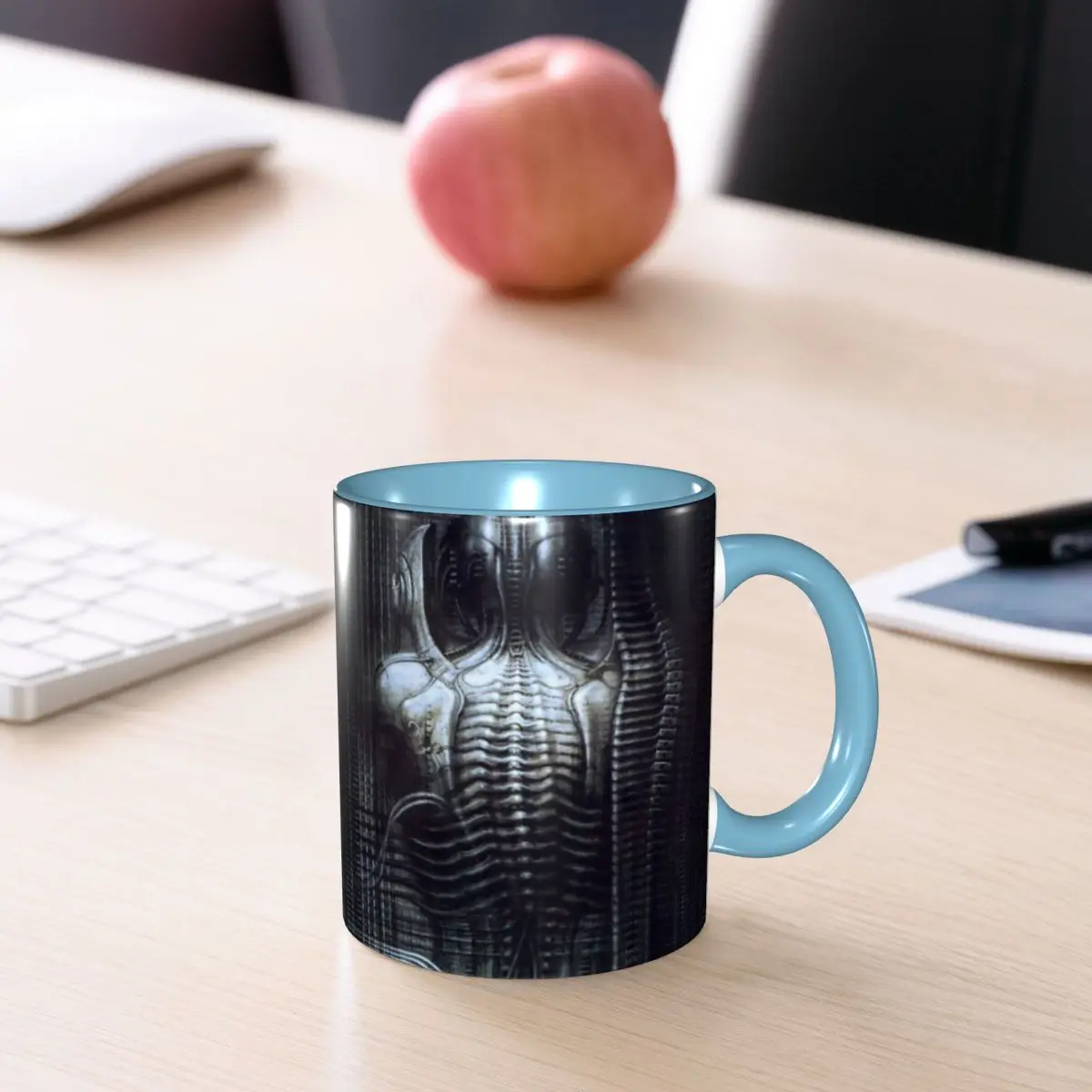 New York City Vi Torso H R Giger Mug Funny Ceramic Coffee Cups Tea Mugs Milk Cup Drinkware Gifts for Friends