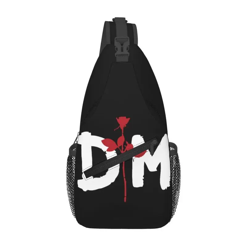 

Custom Cool Electronic Rock Depeche Cool Mode Sling Crossbody Backpack Men Shoulder Chest Bags for Travel Cycling