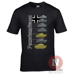 国防軍装甲wwiiドイツ軍タンク鎧tシャツ。メンズ半袖ラウンドネックTシャツ,コットン100%,カジュアルスタイル