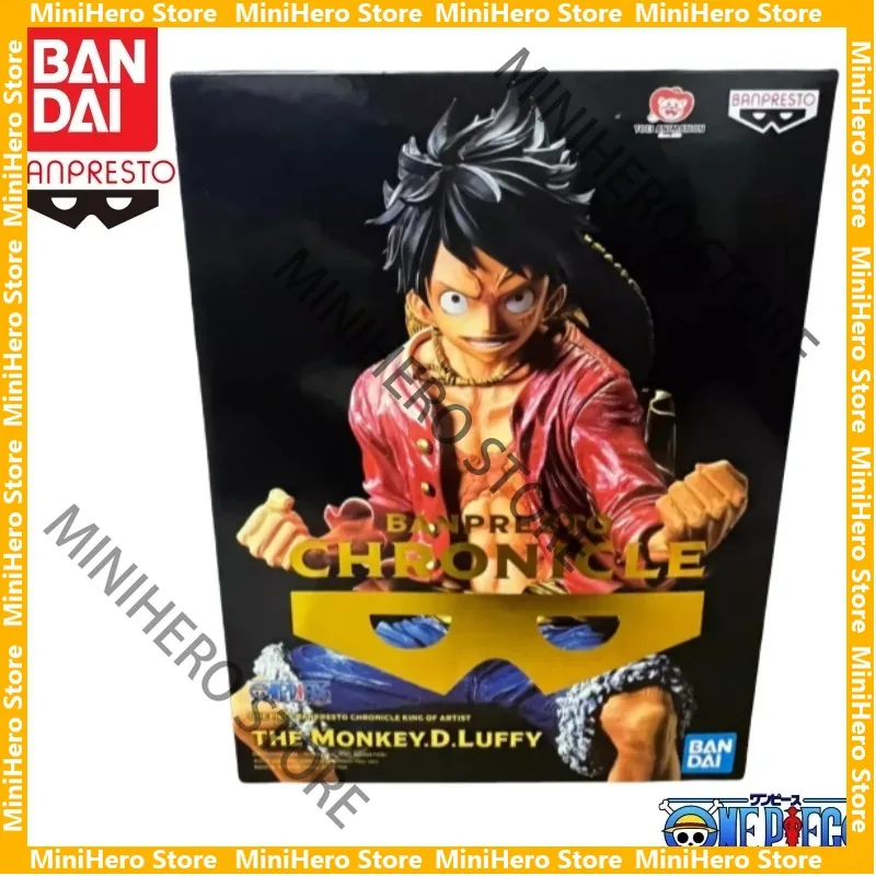 

В наличии Оригинальная коллекционная фигурка Луффи из One Piece от Bandai Banpresto, PVC, масштаб 1/8, для демонстрации