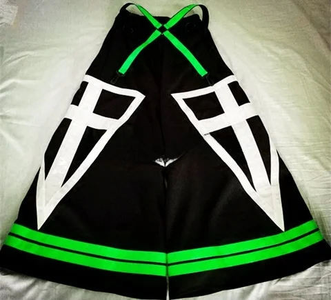 Black Reflective Death God Pants Graphical Melbourne Shuffle Dance Trousers Unisex Loose Fit Polyester Fabric Street Dance Wear