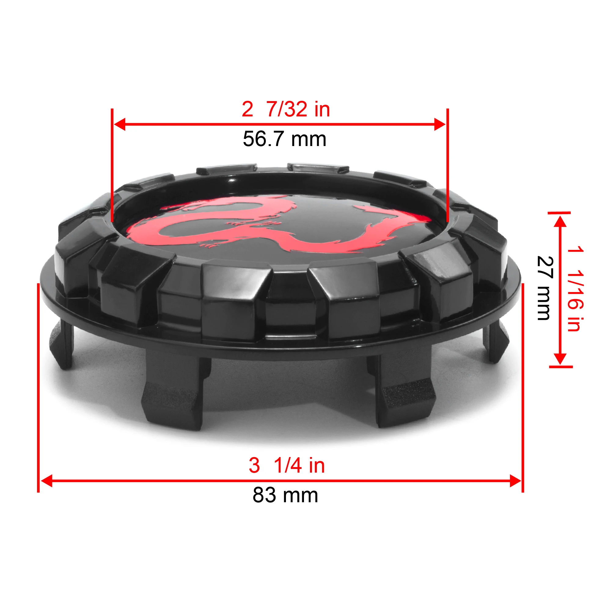 1pc 83mm Wheel Center Hub Caps Dragon Totem For Yukon Silverado Avalanche Rim Cover Refits Car Accessroies 88963143 19333200