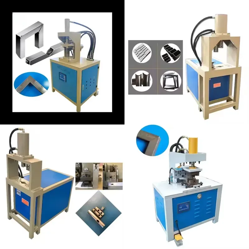 for Single Head Hydraulic 90 Degree Angle Stainless Steel Pipe Cutting Machine Iron Square Pipe Notch Cutting Machine For