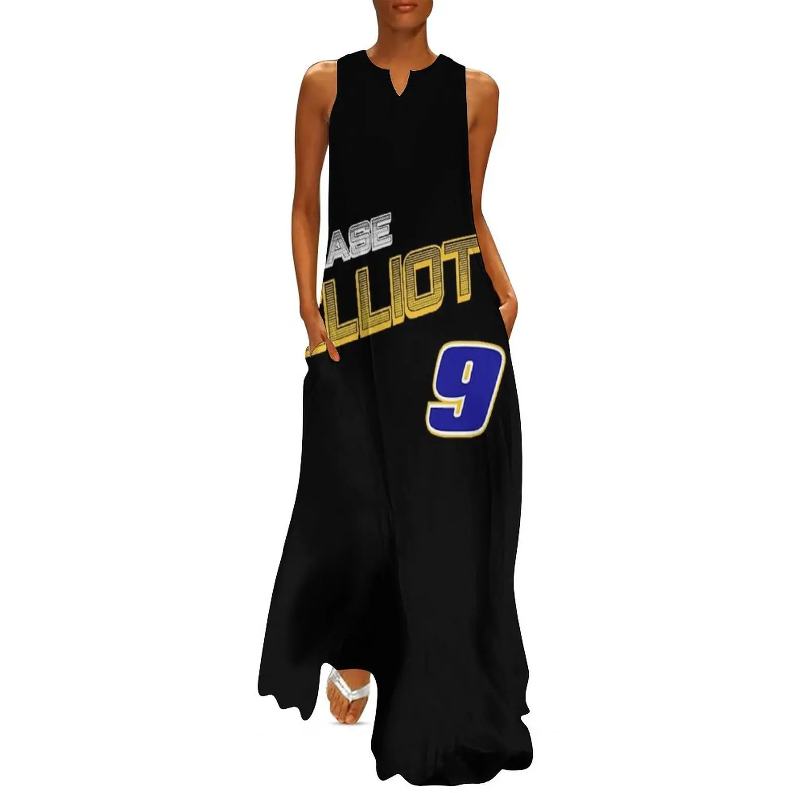 Chase Elliott 9 Long Dress Female clothing summer dress daily