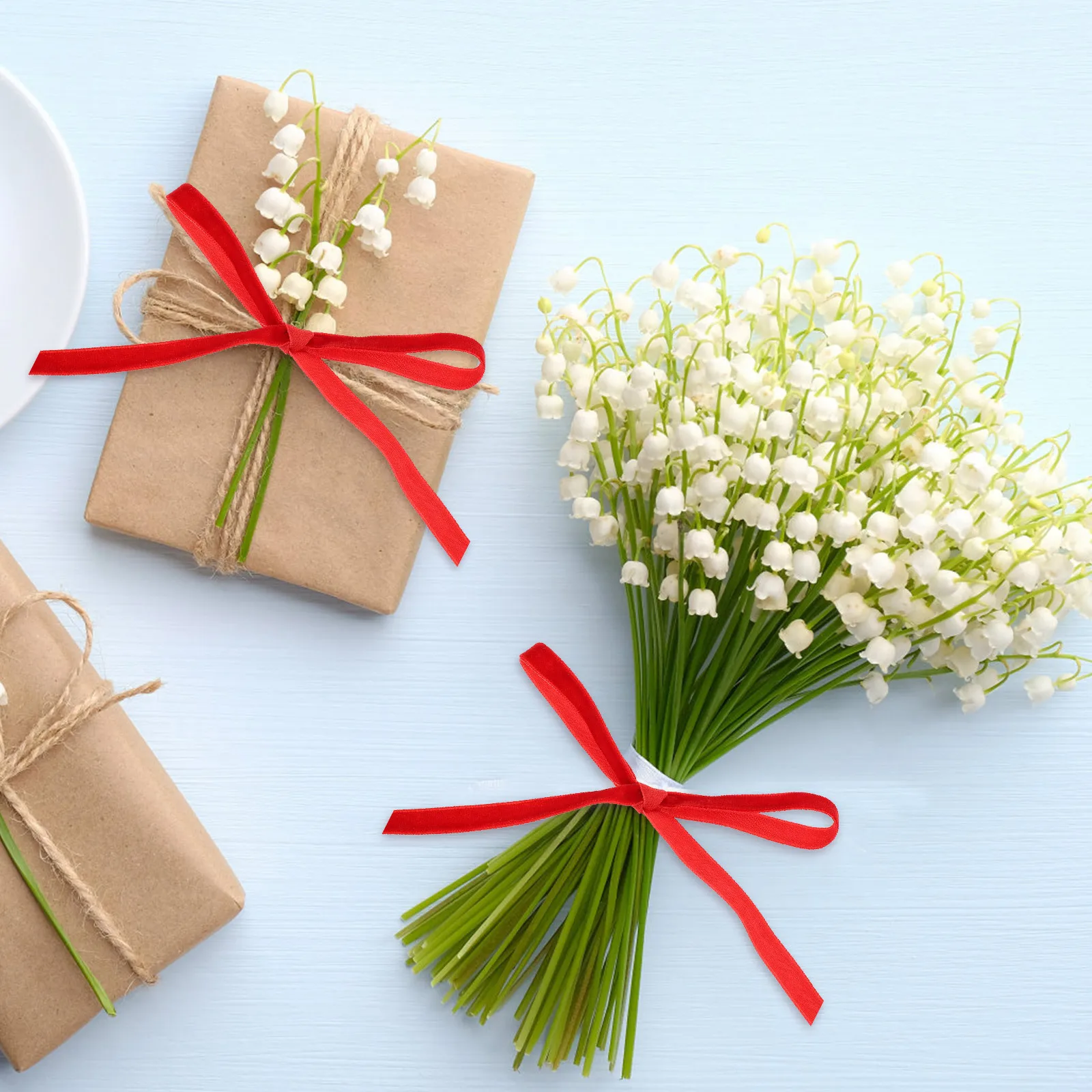 

1 Roll Ribbon 2.5Cm Wide Gift Wrapping Ribbons For Diy Crafts Bow Making Valentines Wedding Decoration Cake Box Tying Ribbon