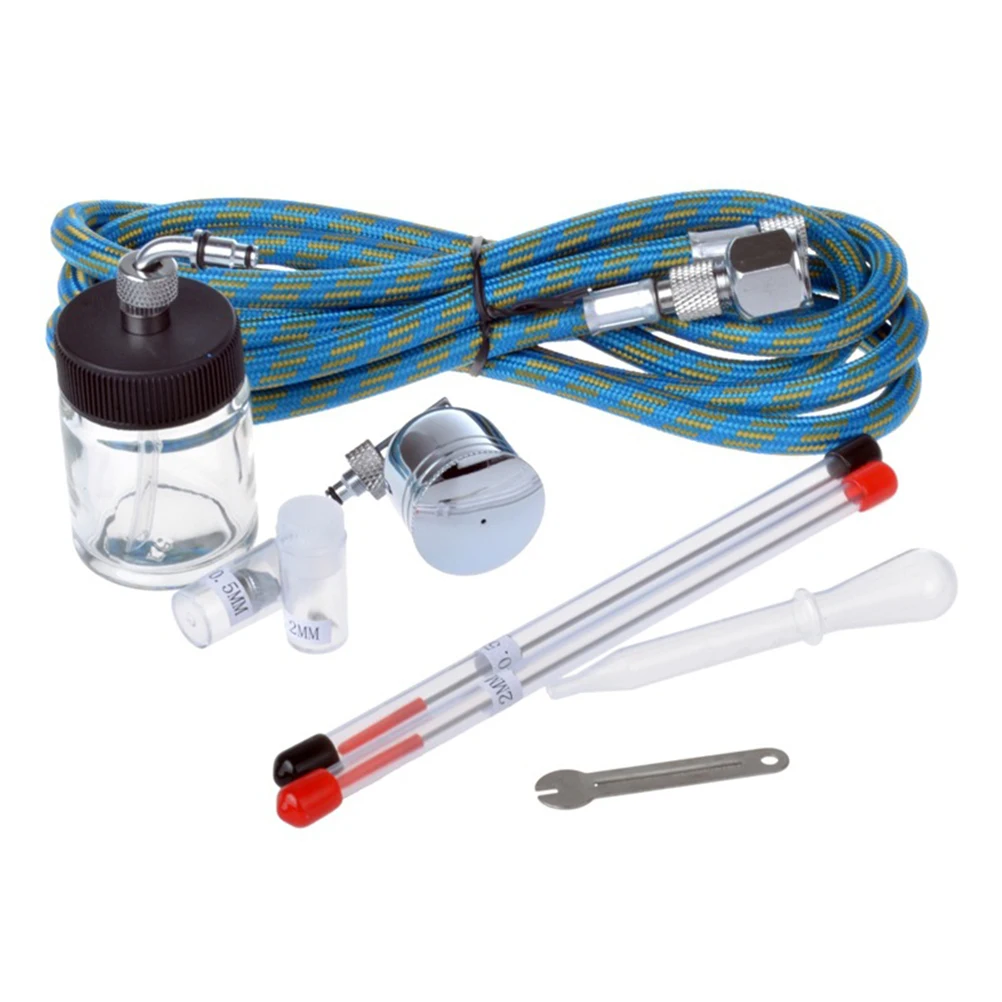 

134K Airbrush Kit Professional Compressor Cake Tattoos Nail Body Painting Crafts Models Fine Car Textile Tshirt