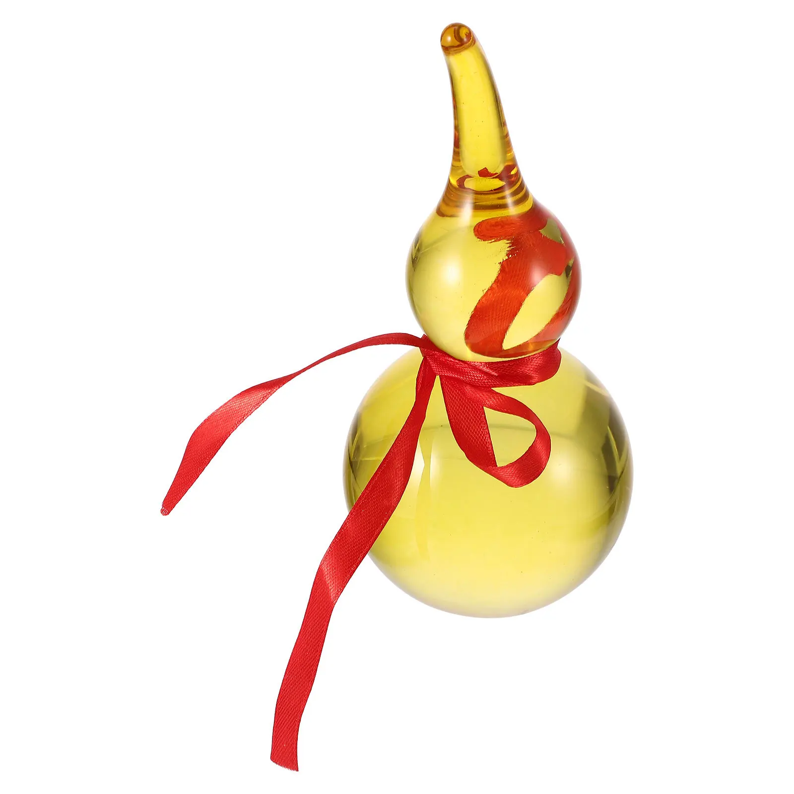 

Crystal Gourd Compact Desktop Decoration Creative Fortune Sculpture Home Office Prosperity Decor Gourd Sculpture Statue